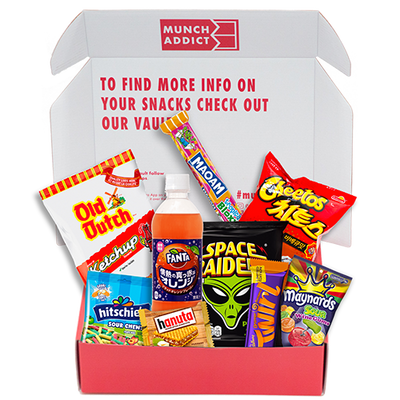 Munch Addict  Exotic International Snack Subscription Box & Gifts