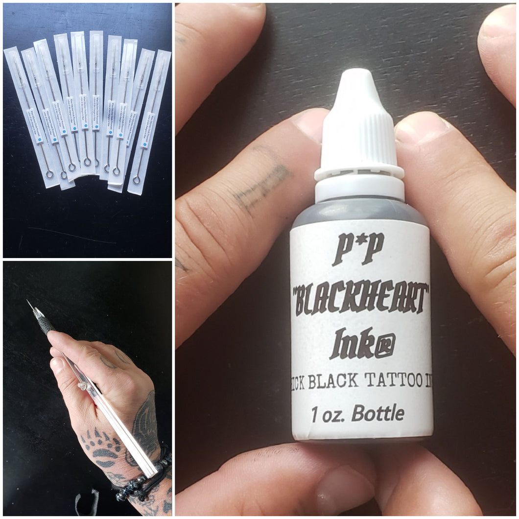 Buy Tattoo Poke and Stick Kit Hand Stick Poke Pen Kit DIY Tattoo Tool Kit  Tattoo Kit Tiny Home Tattoo Kit with Black Ink Poke and Stick Needles Tattoo  Supplies Online at