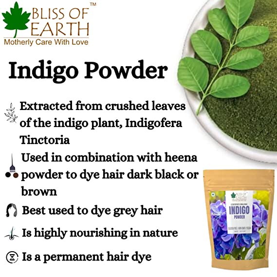 5 Top Hair Uses Benefits  Side Effects Of Indigo Powder Avuri For Grey  Hair  Hair Growth  Wildturmeric