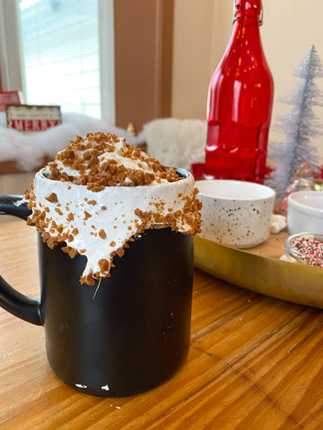 marshmallow toffee hot chocolate