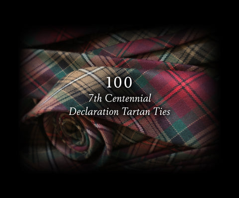 Declaration of Arbroath 7th Centennial Tartan Neck Tie