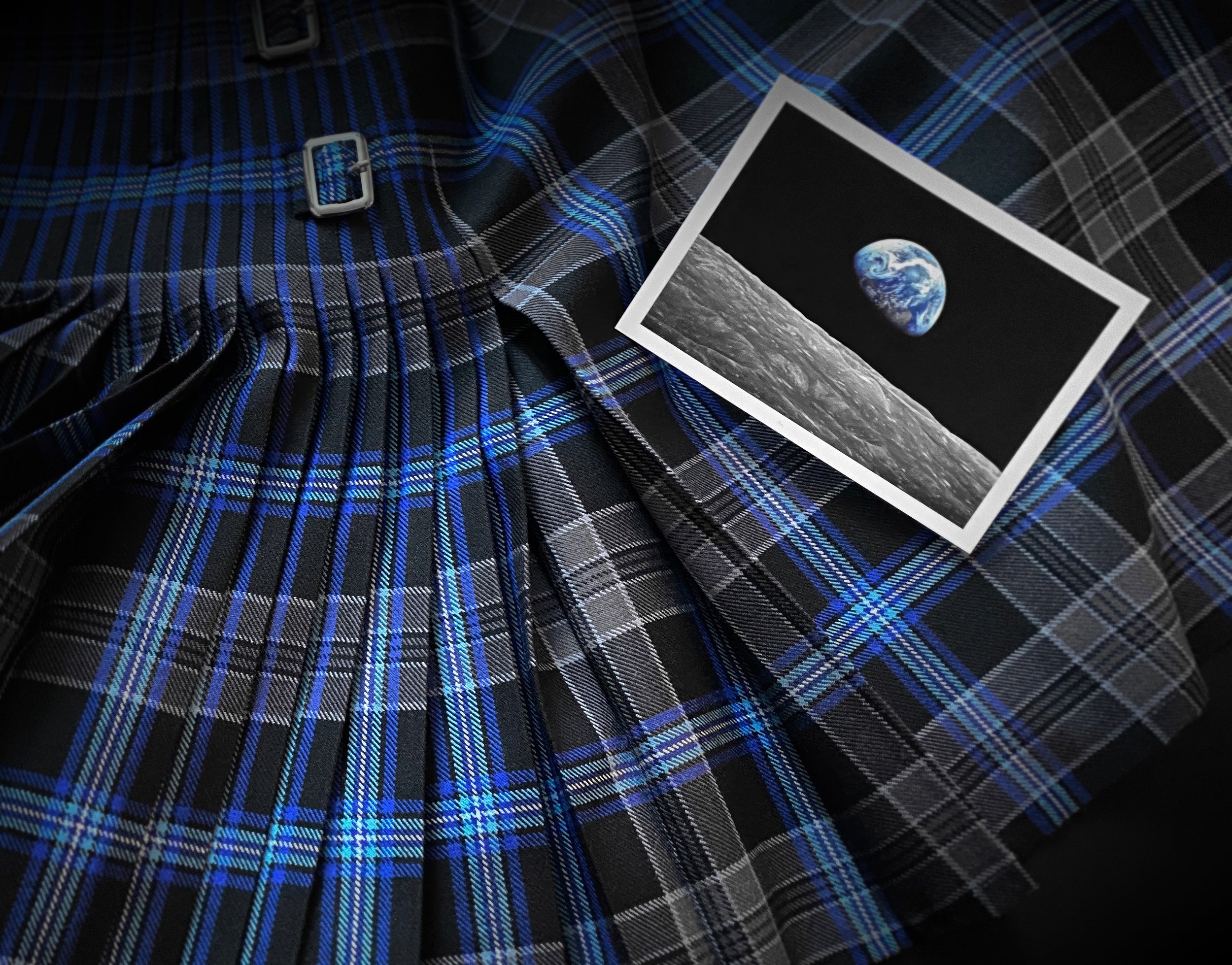 The Earthrise Kilt by Steven Patrick Sim the Tartan Artisan