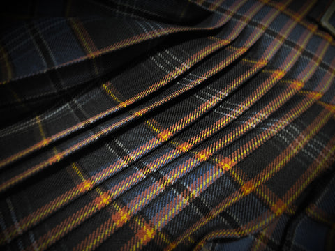 The North Sea Oil pleats in the kilt