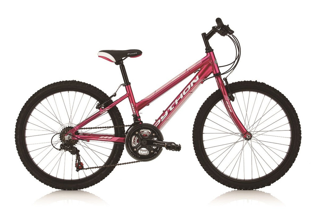 hot pink mountain bike