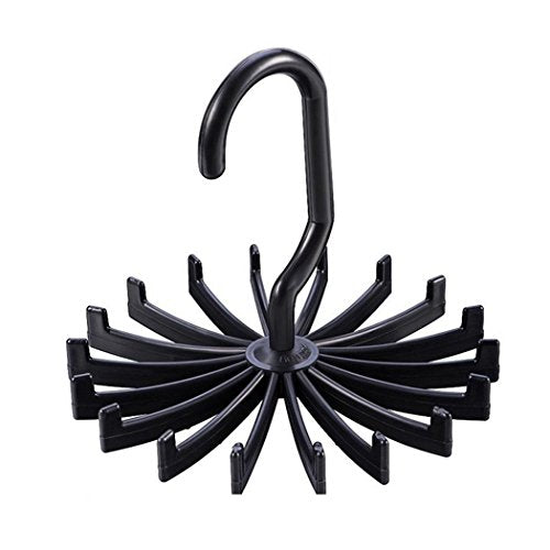 Aelove 360° Twirl Tie Rack Belt Hanger Holder Hook for Closet Organizer Storage Tie Racks