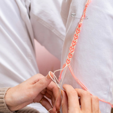 Heart Friendship Bracelet Pattern & Tutorial – Cotton Clara