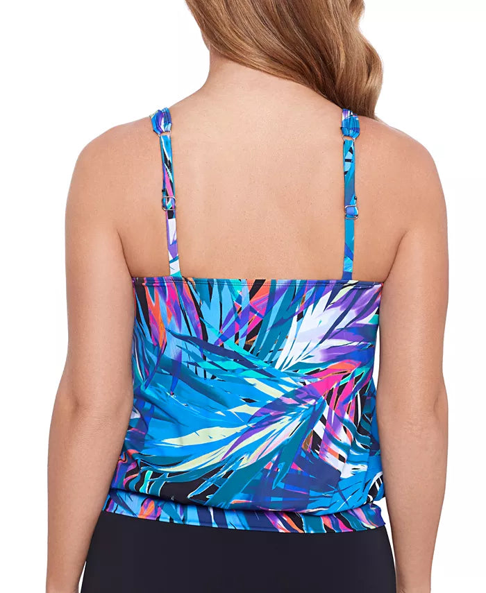 Swim Solutions Womens a-Line Tankini Swimsuit - Picture 5 of 6