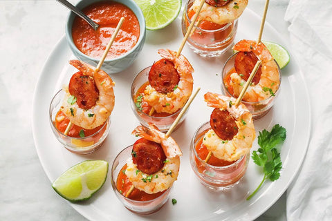 Shrimp and Chorizo Appetizers