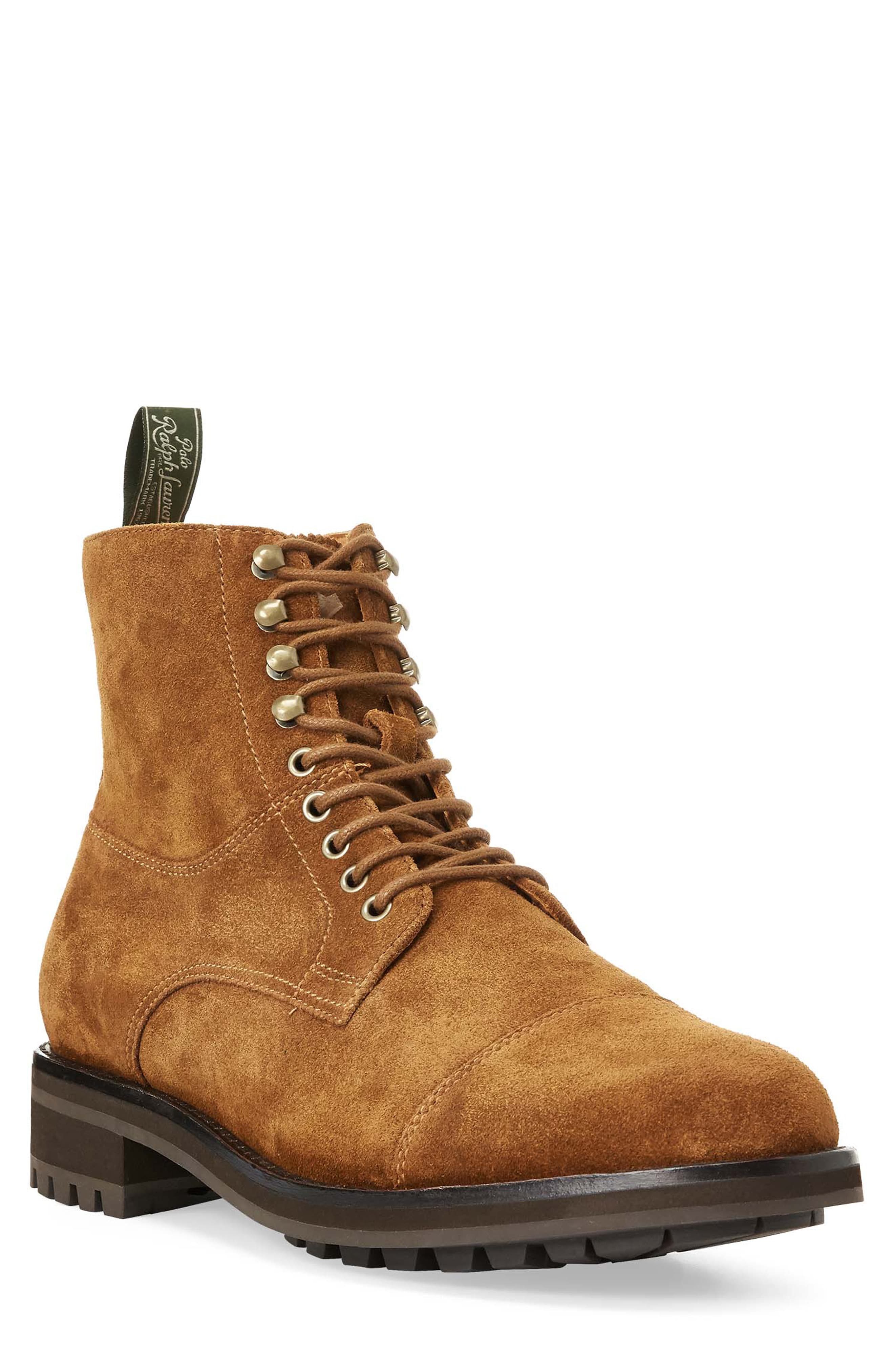 Polo Ralph Lauren Mens Bryson Boots, Brown, Various Sizes | eBay