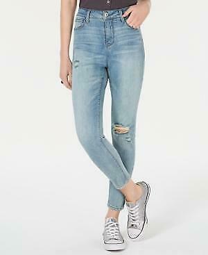 Vanilla Star Juniors Super High-Rise Ripped Skinny Jeans, Size 26wx27L/Bennett