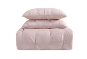 Truly Soft Everyday Pleated Comforter Set, Blush, Various Sizes