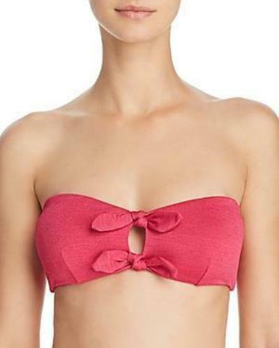 Minkpink Lola Tie-Front Bandeau Bikini Top, Various Sizes