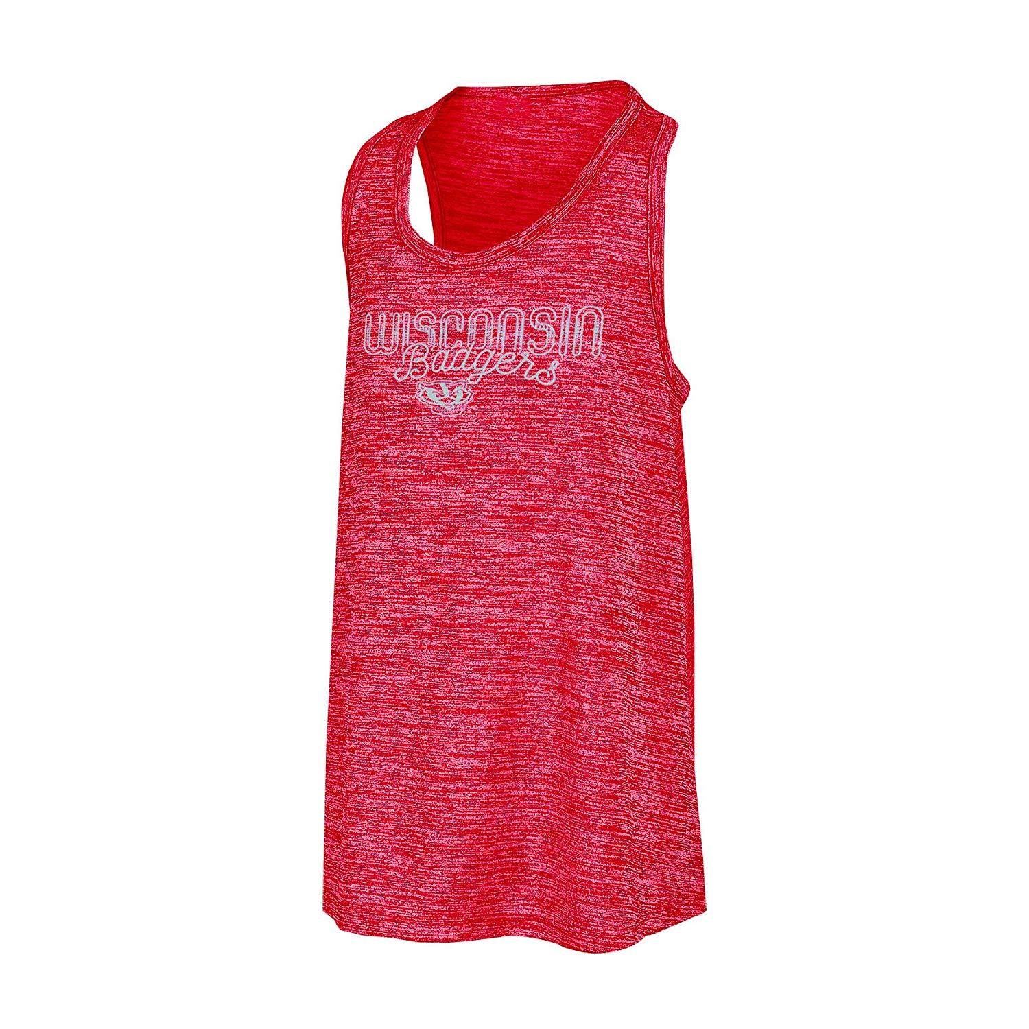 Champion NCAA Wisconsin Badgers Girls Tank Top Racer Back, Size 