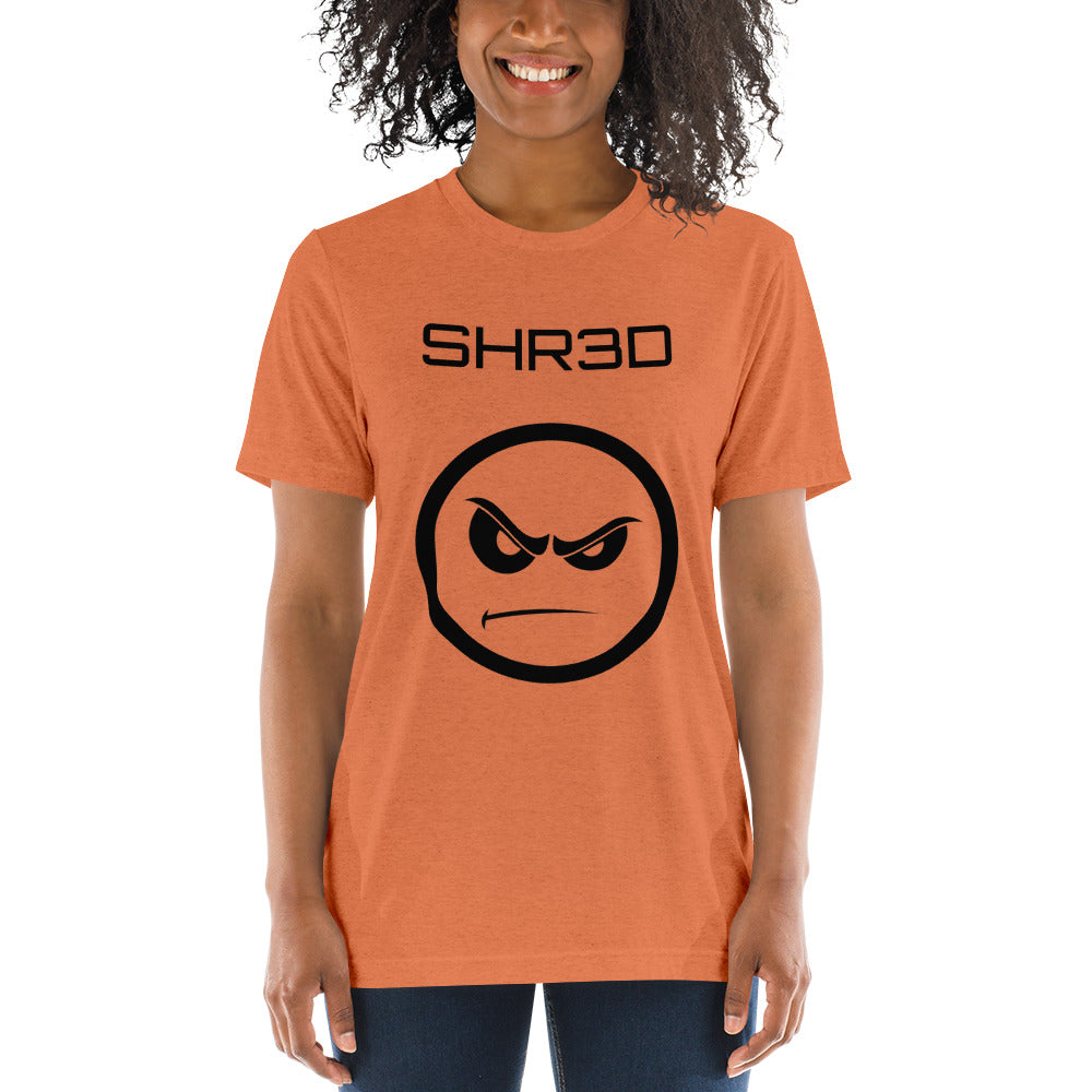 Mad Smiley Heather T Shirt Shr3d