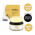 Amayra Naturals Nyra Face Wash Powder - Exfoliates and Brightens Turmeric + Aloe + Vitamin C