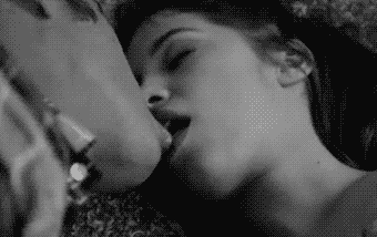 Gif of A Couple Making Out
