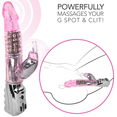 Powerfully massages your g-spot and clit!