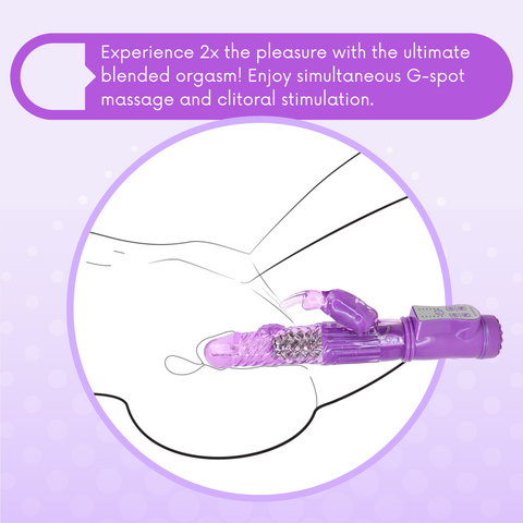 Experience 2X the pleasure with ultimate blended orgasms.