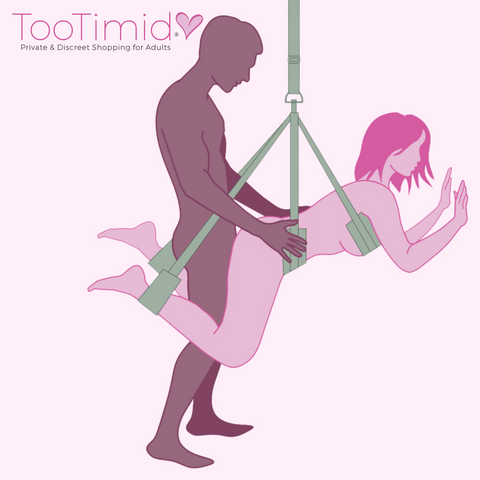 Back Up Baby Swinging Position Illustration