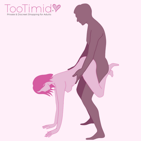 The standing X sex position illustration