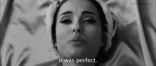 Gif of A Woman Saying I'm Perfect