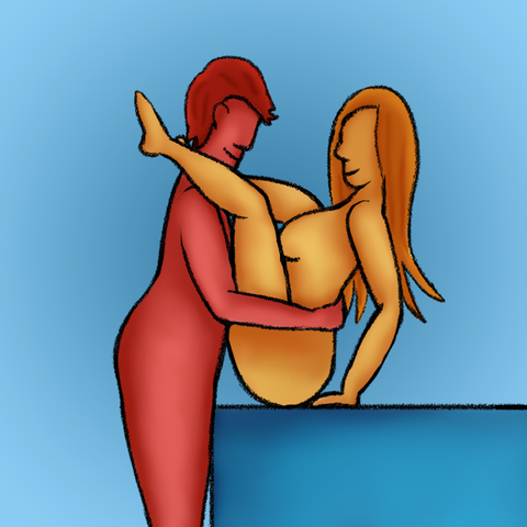 Deep V Sex Position