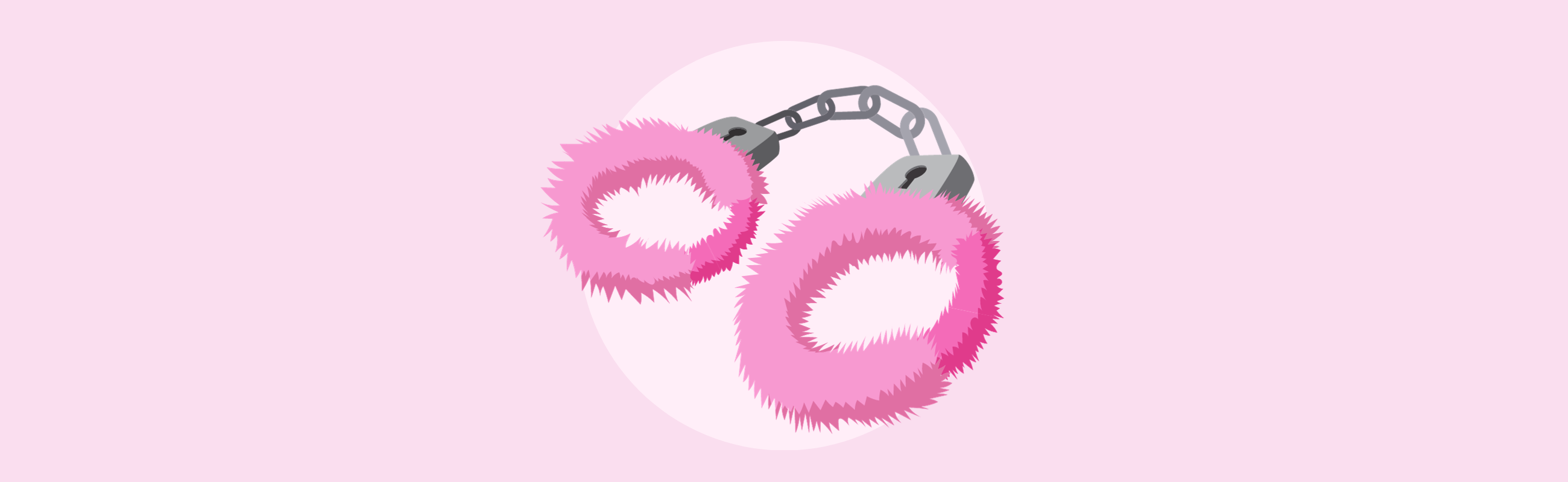 Furry handcuff illustration