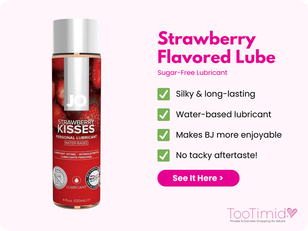 Click here to shop the strawberry water-based lube
