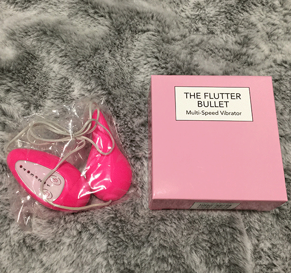 pink bob flutter bullet packaging