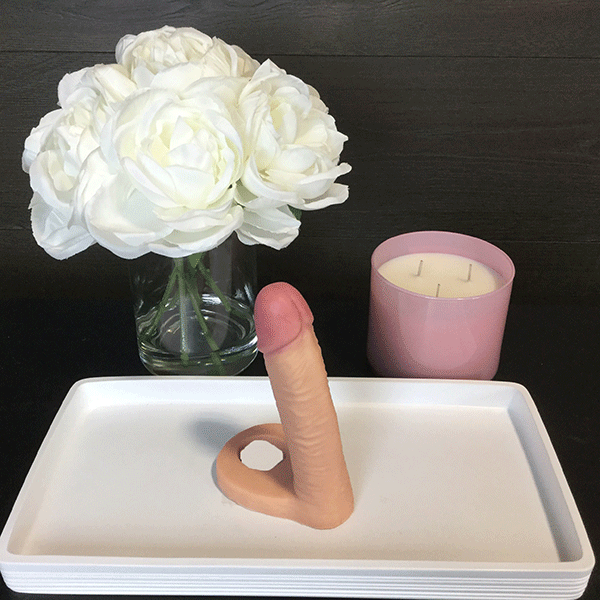 Realistic Double Penetration Cock Ring