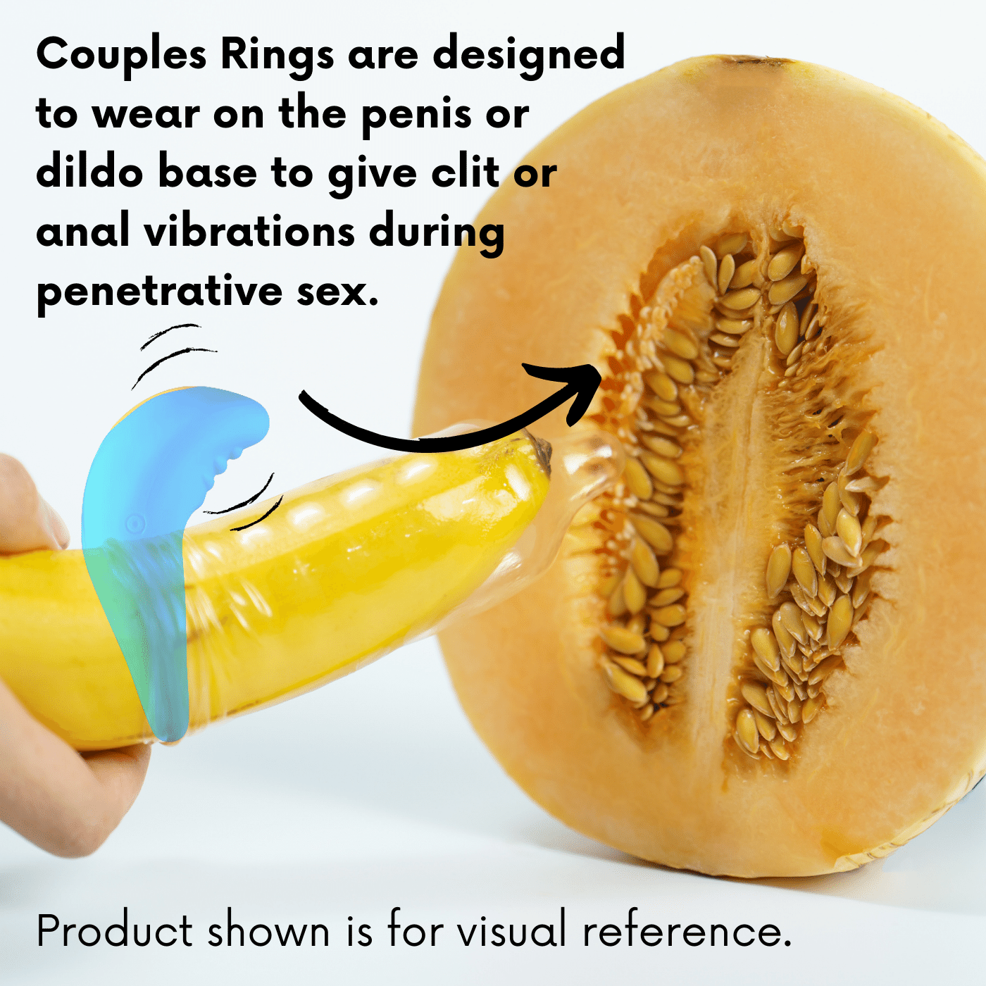 Couples Rings are designed to wear on the penis or dildo base to give clit or anal vibrations during penetrative sex.