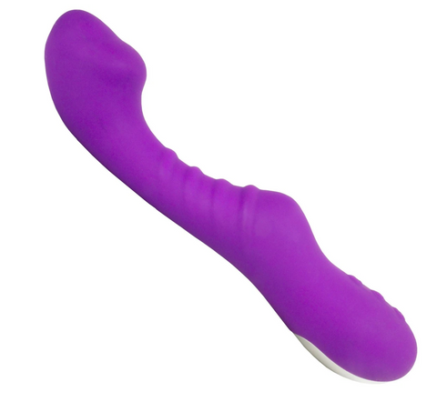 Purple Silicone Flexible Gspot Vibrator