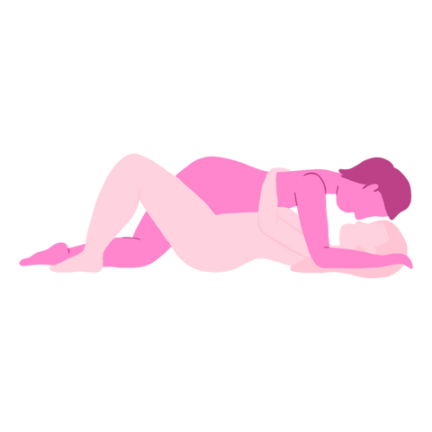 Missionary sex position illustration