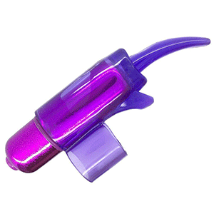 Image of purple finger vibrator