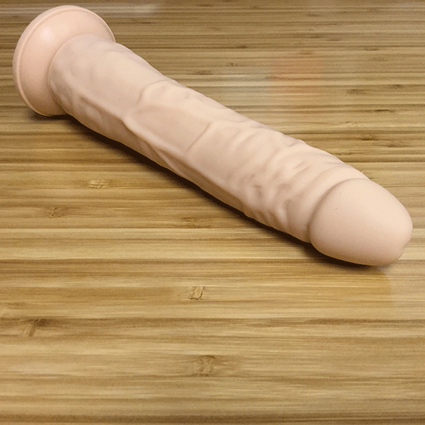 pink bob tapered silicone suction cup dildo