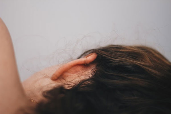 photo of a woman’s ear