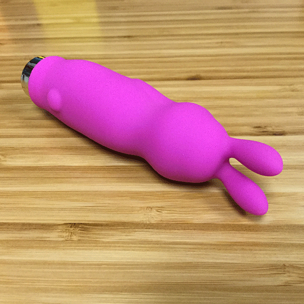 pink silicone love bunny clit tickling ears