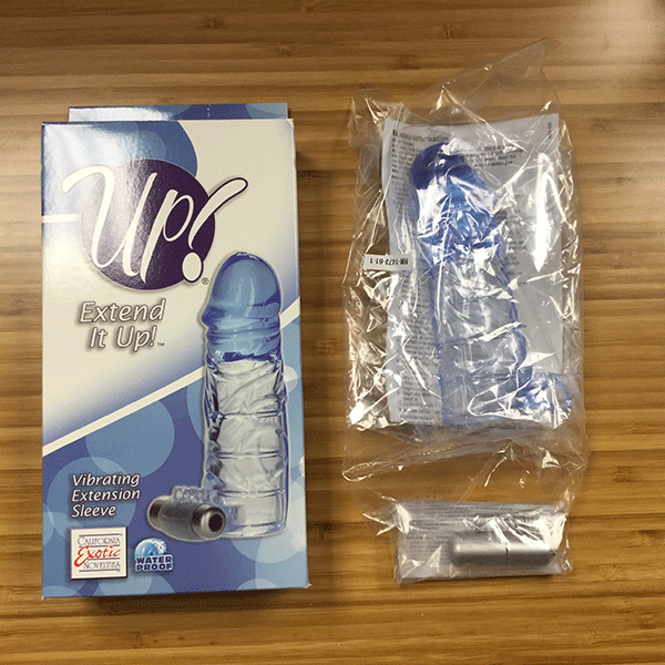 vibrating penis extension packaging