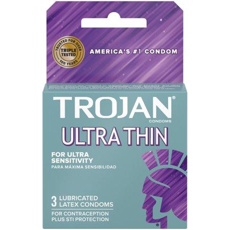 trojan 3 pack condoms