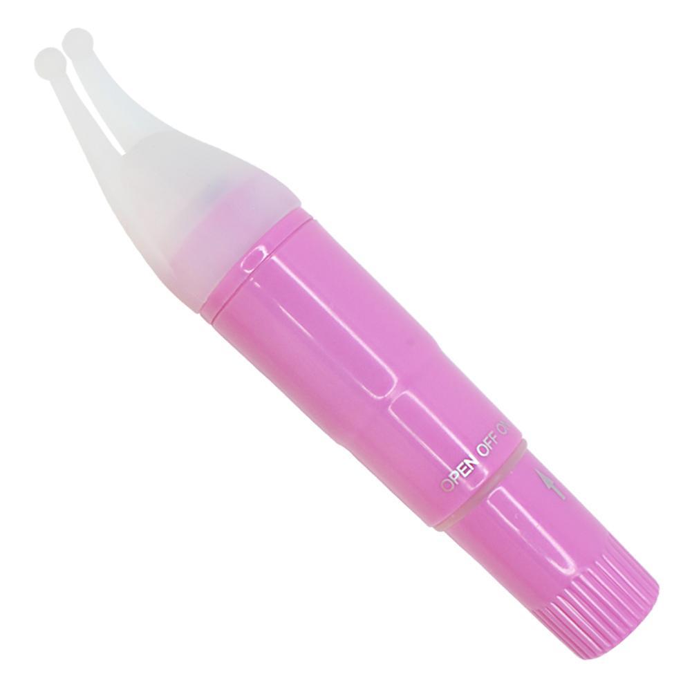 Image of pink vibrator with 2 tickling ears for clit stimulation