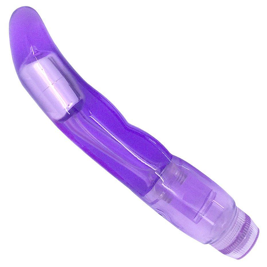 Purple dildo gspot sex toy vibrating
