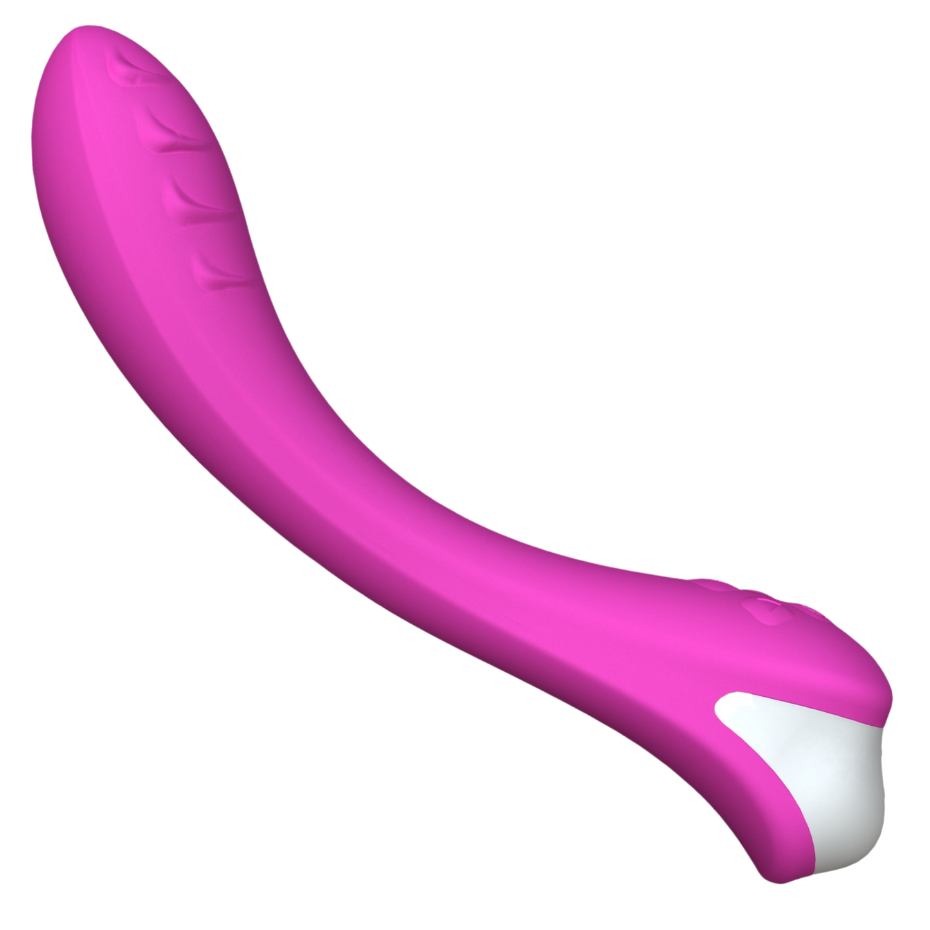 Hot pink gspot vibrator curved