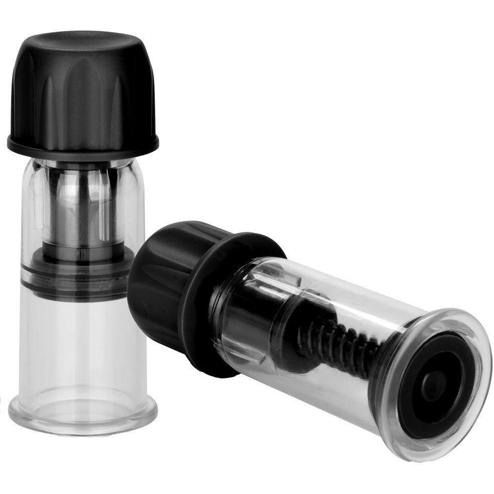 Nipple suckers with adjustable pressure valve