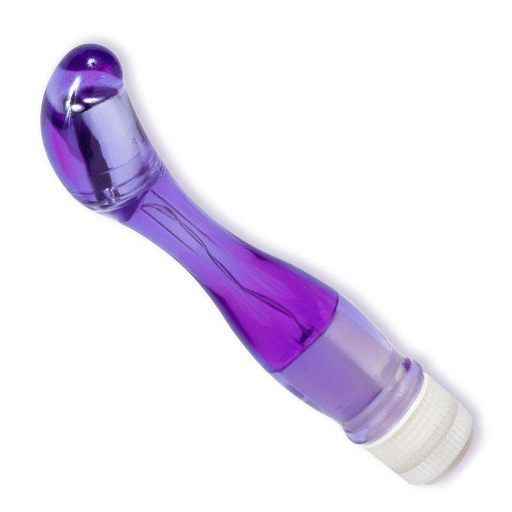 Clear and purple gspot massager