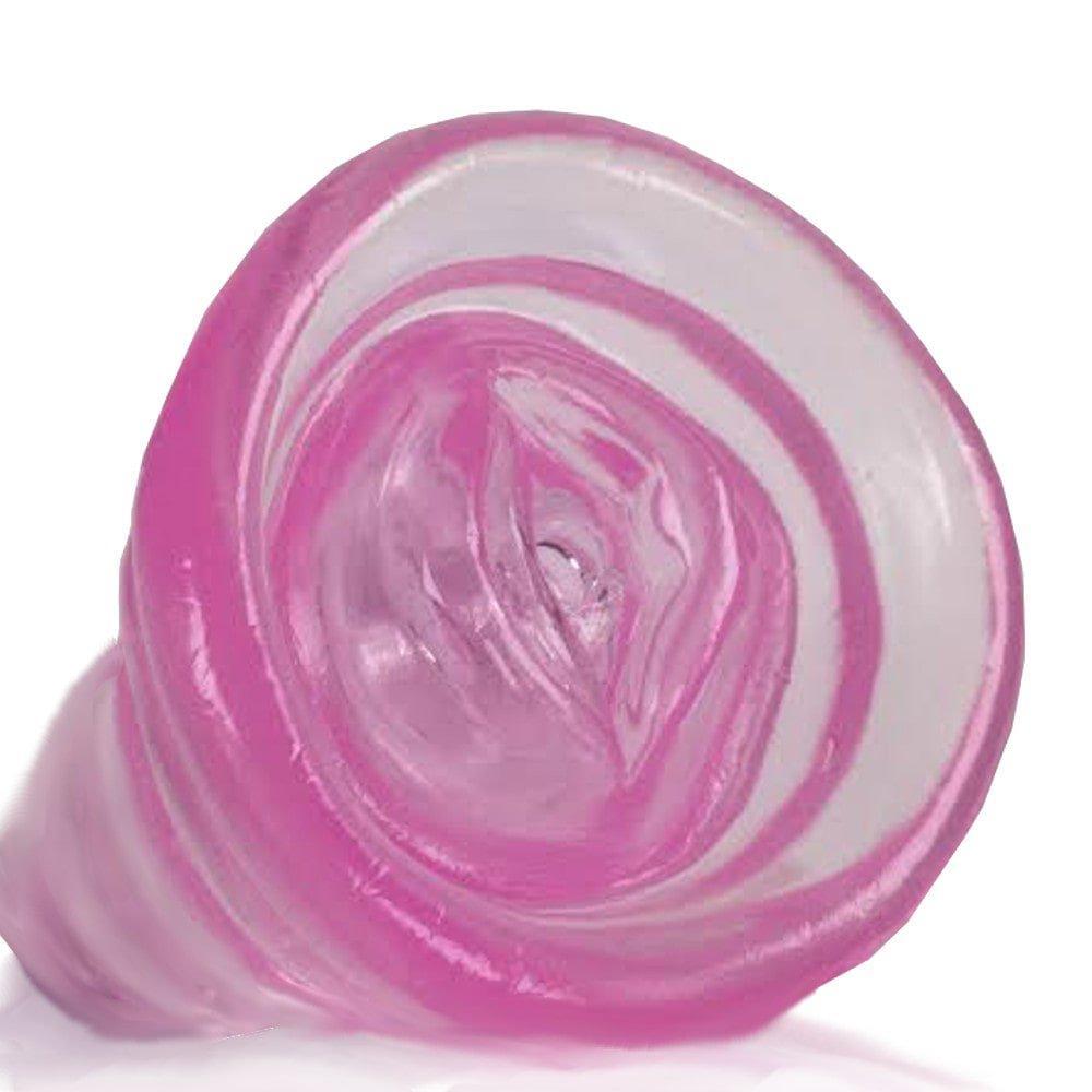 Pink realistic vagina masturbator