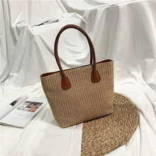 Load image into Gallery viewer, Fashion Rattan Woven Women Handbag
