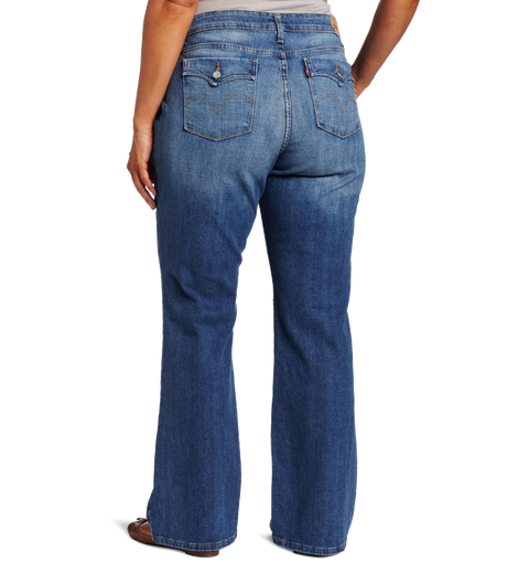 women's plus levis jeans