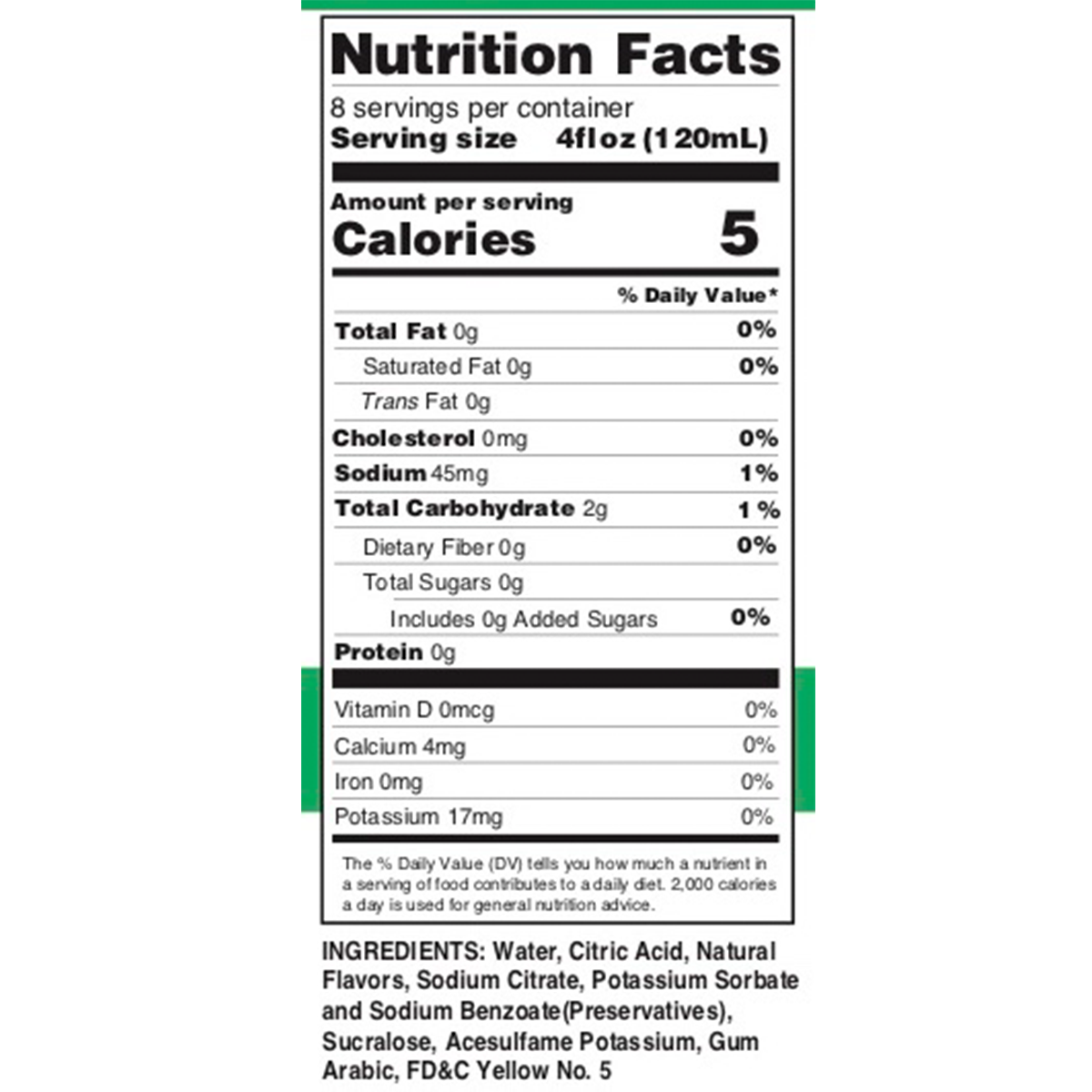 cayman jack margarita nutrition facts