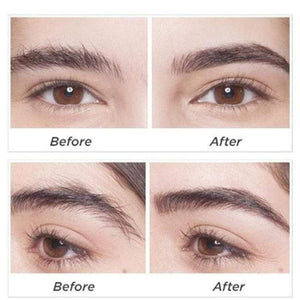 trimming eyebrows with electric trimmer