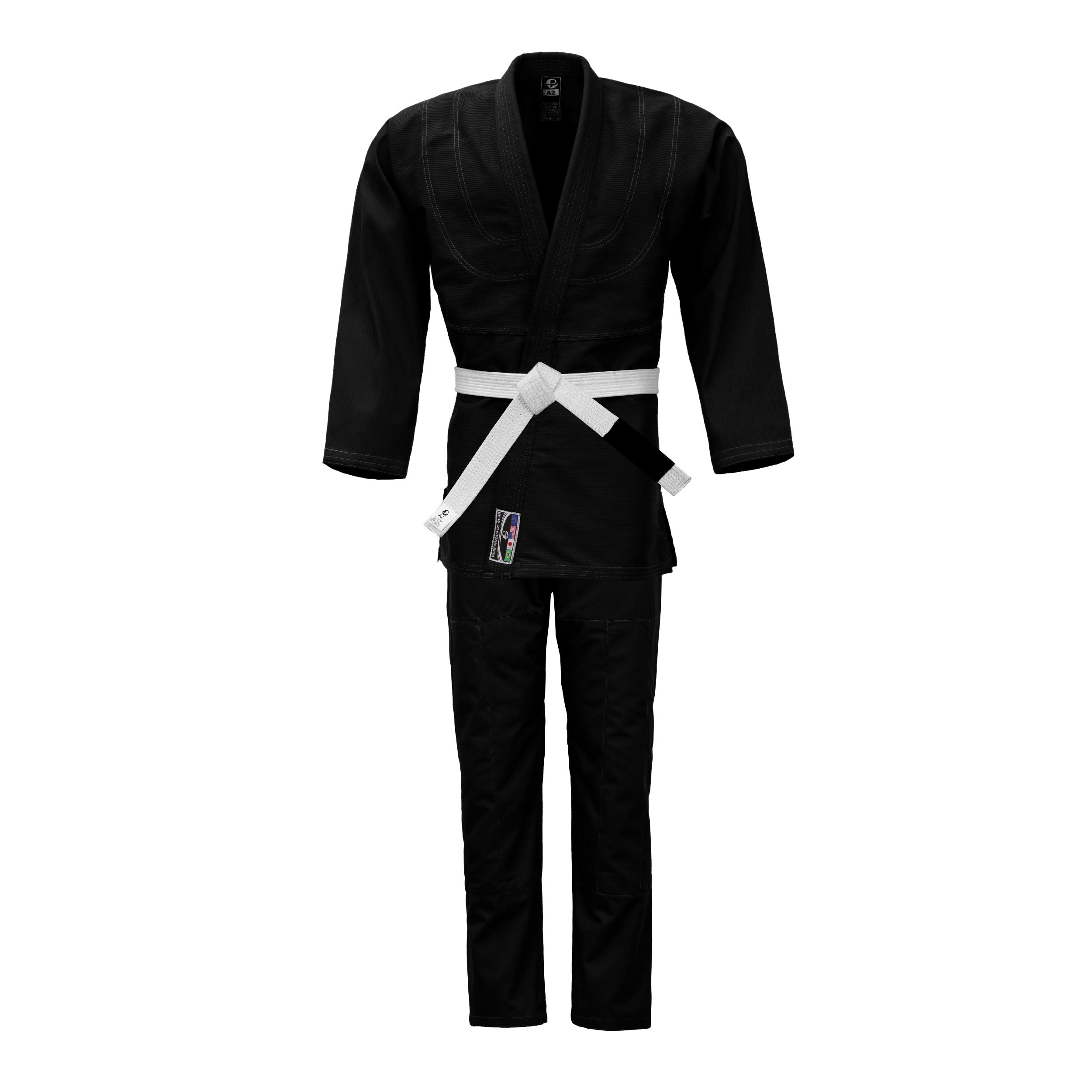 Elite Sports BJJ GI for Men IBJJF Kimono BJJ Jiujitsu GIS W/Preshrunk  Fabric & Free Belt (See Special Sizing Guide) (Premium Black, A1) :  : Clothing & Accessories